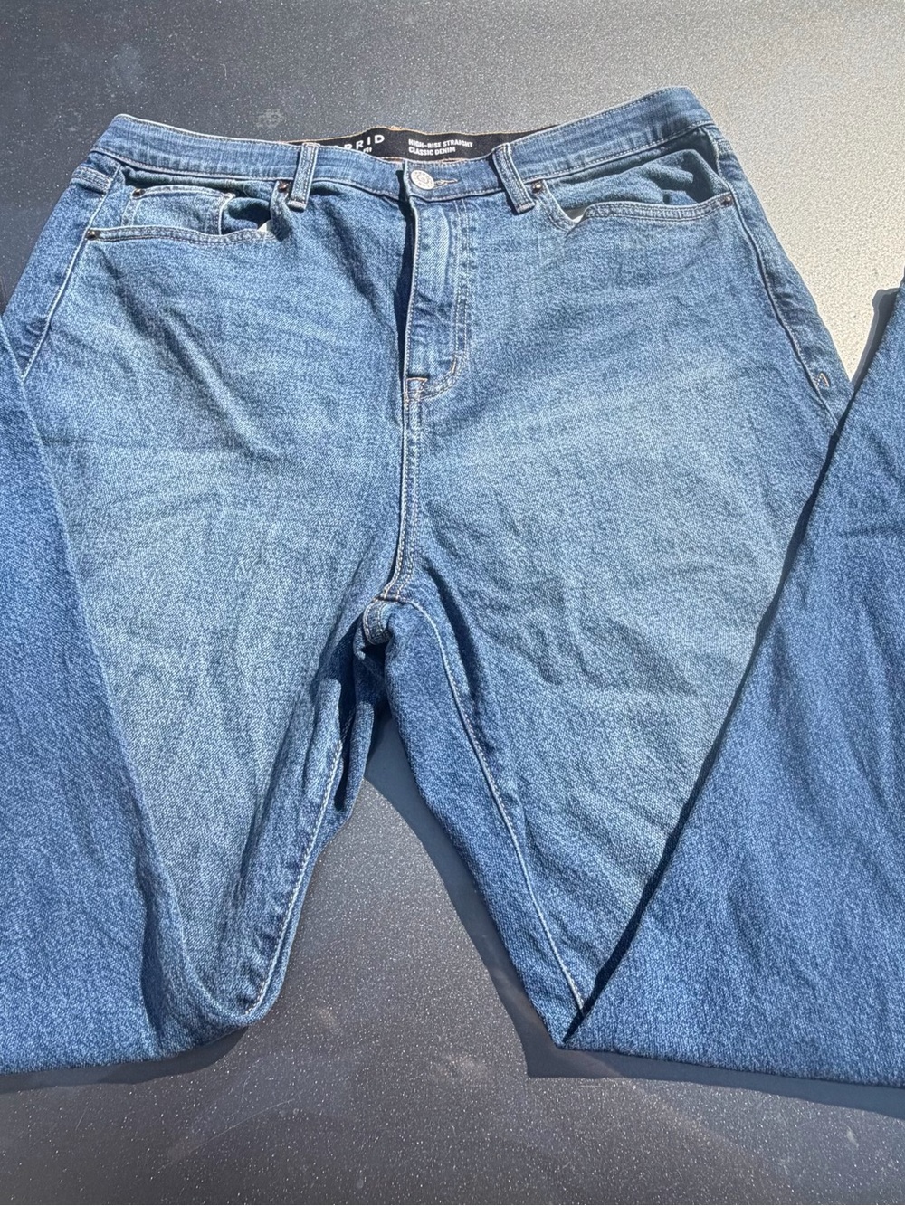 & Other Stories Light Blue Straight Leg Jeans